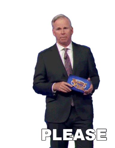 Plaease Gerry Dee Sticker - Plaease Gerry Dee Family Feud Canada Stickers