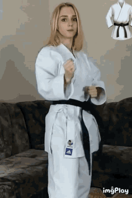 karate kick woman