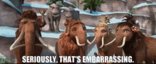 Ice Age Steffie GIF - Ice Age Steffie Seriously Thats Embarrassing GIFs