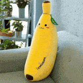 a stuffed banana with the words i love banana written on it
