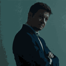 Laughing Mike Mc Lusky GIF - Laughing Mike Mc Lusky Jeremy Renner GIFs