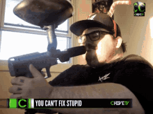 Cant Fix Stupid Face GIF - Cant Fix Stupid Face Paintball GIFs
