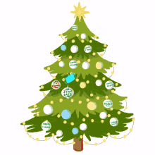 christmas tree christmas decoration ornaments merry christmas happy holidays