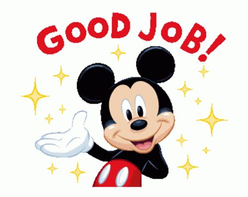 Mickey Mouse Good Job GIF - Mickey Mouse Good Job Nice Work - Discover &  Share GIFs