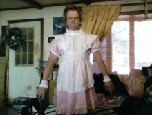 Old Guy Maid Dress GIF