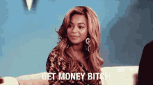 Nodding Get Money Bitch GIF - Nodding Get Money Bitch Beyonce GIFs