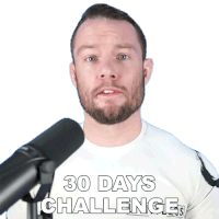 Thirty Days Challenge Jordan Preisinger Sticker - Thirty Days Challenge Jordan Preisinger Jordan Teaches Jiujitsu Stickers