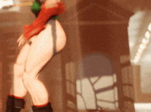 a blurred image of a woman 's legs with the word safetyman visible in the corner