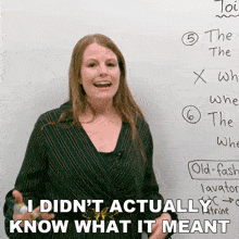 I Didn'T Actually Know What It Meant Emma GIF - I Didn'T Actually Know What It Meant Emma Engvid GIFs