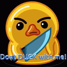 Dont Duck With Me GIF