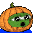 Hogey Pumpkin Sticker - Hogey Pumpkin Pepe Stickers