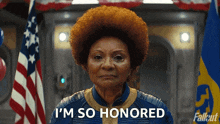 I'M So Honored Betty Pearson GIF - I'M So Honored Betty Pearson Fallout GIFs