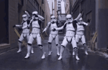 star wars storm trooper dance