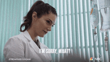 Im Sorry What Dr Lauren Bloom GIF - Im Sorry What Dr Lauren Bloom Janet Montgomery GIFs