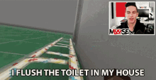I Flush The Toilet In My House Flushing GIF