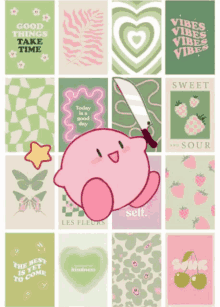 Good Vibes Kirby Kirby GIF - Good Vibes Kirby Kirby Glittergutz GIFs