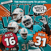 Miami Dolphins (31) Vs. New York Giants (16) Post Game GIF - Nfl National Football League Football League GIFs