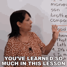 Youve Learned So Much In This Lesson Rebecca GIF - Youve Learned So Much In This Lesson Rebecca Engvid GIFs