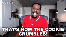 Thats How The Cookie Crumbles Chuck Nice GIF - Thats How The Cookie Crumbles Chuck Nice Startalk GIFs
