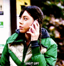 Parks And Rec April Ludgate GIF - Parks And Rec April Ludgate Shut Up GIFs