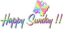 Happy Sunday Butterfly GIF