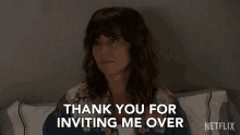Thank You For Inviting Me Over Judy Hale GIF - Thank You For Inviting Me Over Judy Hale Linda Cardellini GIFs