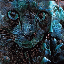 Psychedelic Cat Psylocibin Cat GIF - Psychedelic Cat Psylocibin Cat Lsd GIFs