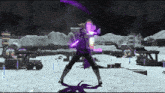 a person in a video game with the number 10 on their back