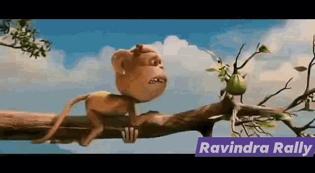 Monkey On The Tree GIF - Monkey On The Tree - Discover & Share GIFs