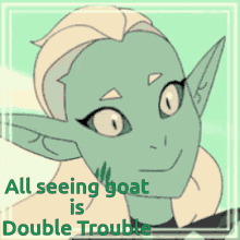 All Seeing Goat Double Trouble GIF - All Seeing Goat Double Trouble She Ra GIFs