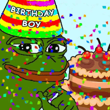 Happy Birthday Pepe GIF