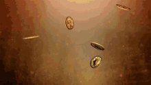 Raining Coins The Witcher GIF - Raining Coins The Witcher The Witcher1 GIFs