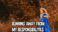 Running Away Responsibilities GIF - Running Away Responsibilities Responsibility GIFs