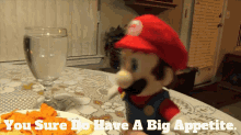 Sml Mario GIF - Sml Mario You Sure Do Have A Big Appetite GIFs