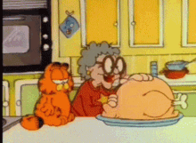 Turkey Happy Thanksgiving GIF - Turkey Happy Thanksgiving Garfield GIFs