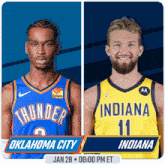 Oklahoma City Thunder Vs. Indiana Pacers Pre Game GIF - Nba Basketball Nba 2021 GIFs