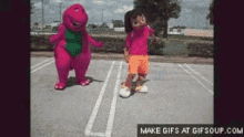 Dance Barney GIF - Dance Barney Party Hard GIFs