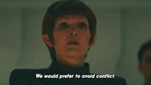 We Would Prefer To Avoid Conflict T'Rina GIF - We Would Prefer To Avoid Conflict T'Rina Star Trek Discovery GIFs