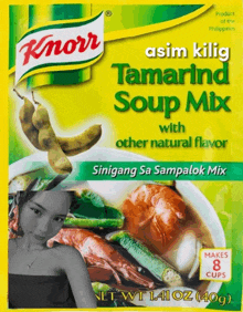 a box of knorr tamarind soup mix with other natural flavors