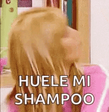 Huele Mi Shampoo Hair Flip GIF