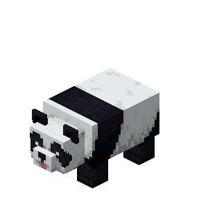 Minecraft Minecraft Panda Rolling Sticker - Minecraft Minecraft panda ...