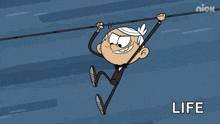 Zip Lining Lincoln Loud GIF - Zip Lining Lincoln Loud The Loud House GIFs