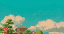 a pixel art of a house with a red roof and a sign that says ' hotel '