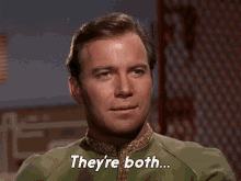 Theyre Both Stubborn Captain Kirk GIF - Theyre Both Stubborn Captain Kirk Star Trek GIFs