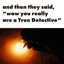True Detective Writing Fire GIF