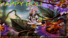 Happy Holi Festivity GIF - Happy Holi Festivity Flowers GIFs
