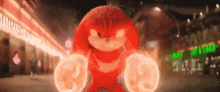 Knuckles Tv Show Flames Of Disaster GIF - Knuckles Tv Show Flames Of Disaster Flames GIFs