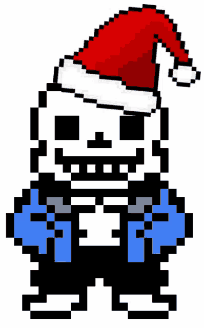 Pixilart - Christmas Dust Sans PFP 🥰 by stxrthvftx