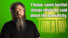 Tabletop Patrick Rothfuss GIF - Tabletop Patrick Rothfuss You Know Some Hurtful Things Might Be Said GIFs