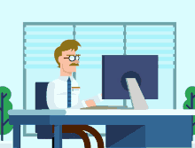 Office Motion Graphics GIF - Office Motion Graphics Working GIFs